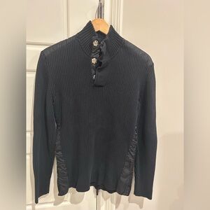 INC International Concepts Black Turtleneck Sweater